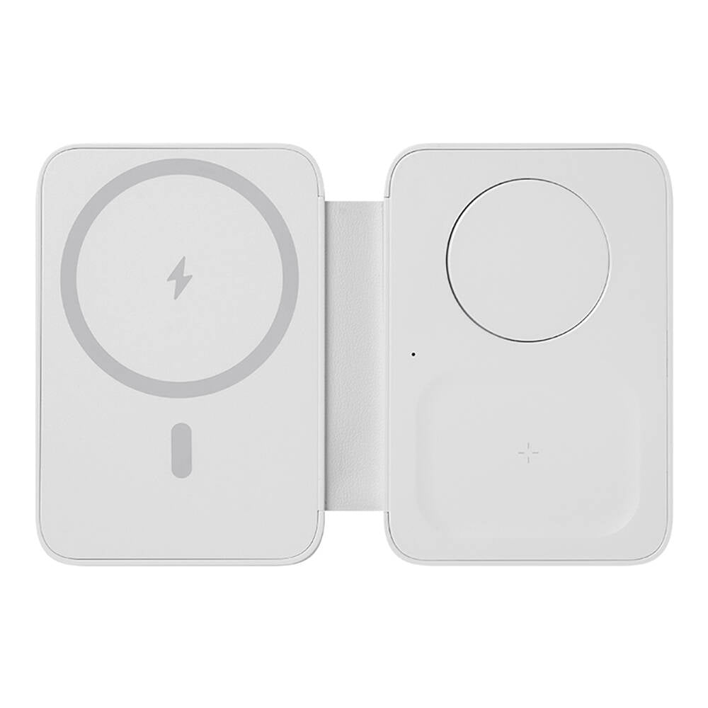 Benks W12-01 Telefon&Akıllı Saat&Kulaklık İçin 15W 3in1 Katlanabilir Magnetik Kablosuz Şarj Standı Benks W12-01 Telefon&Akıllı Saat&Kulaklık İçin 15W 3in1 Katlanabilir Magnetik Kablosuz Şarj Standı